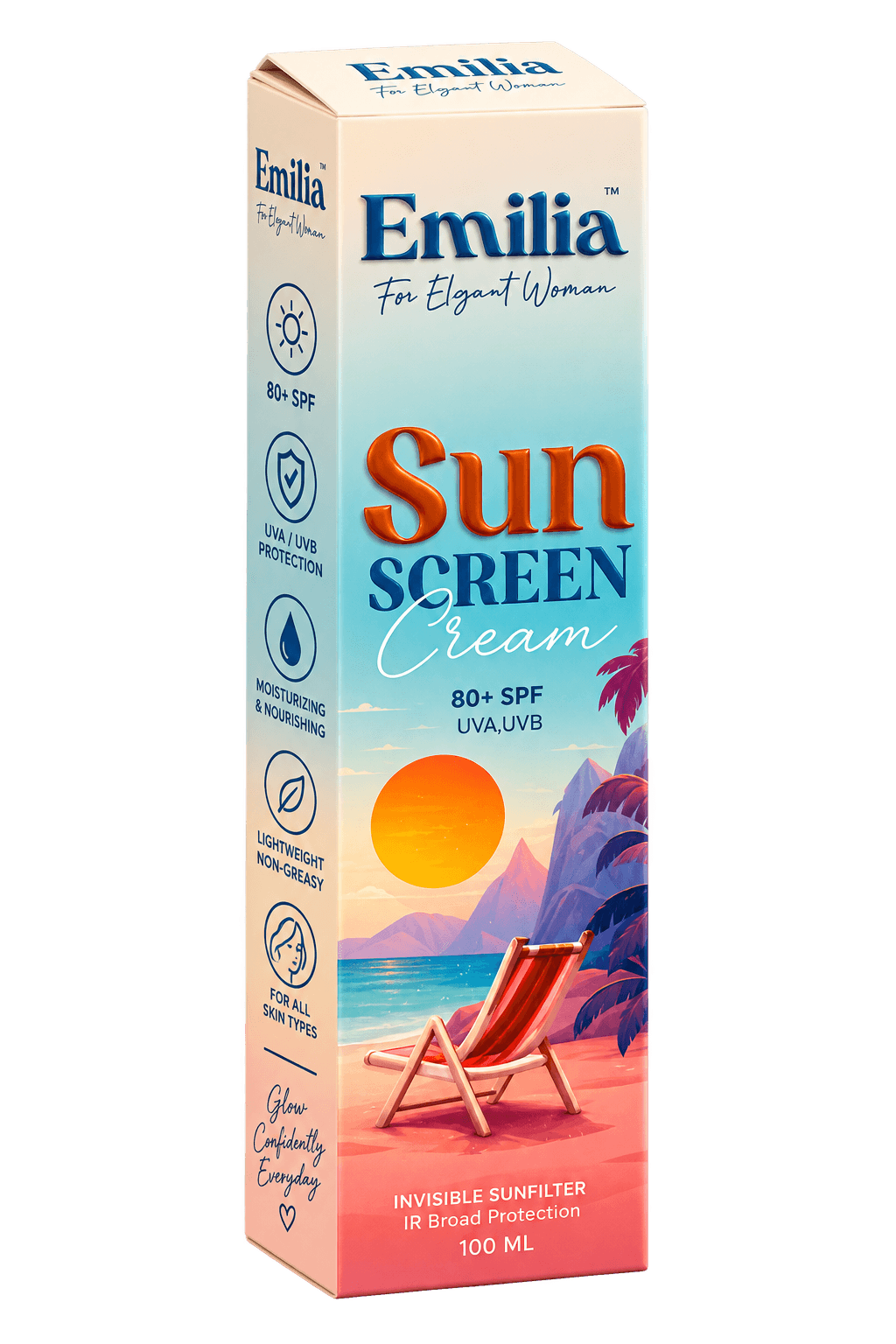 Emilia sunscreen cream 100ml