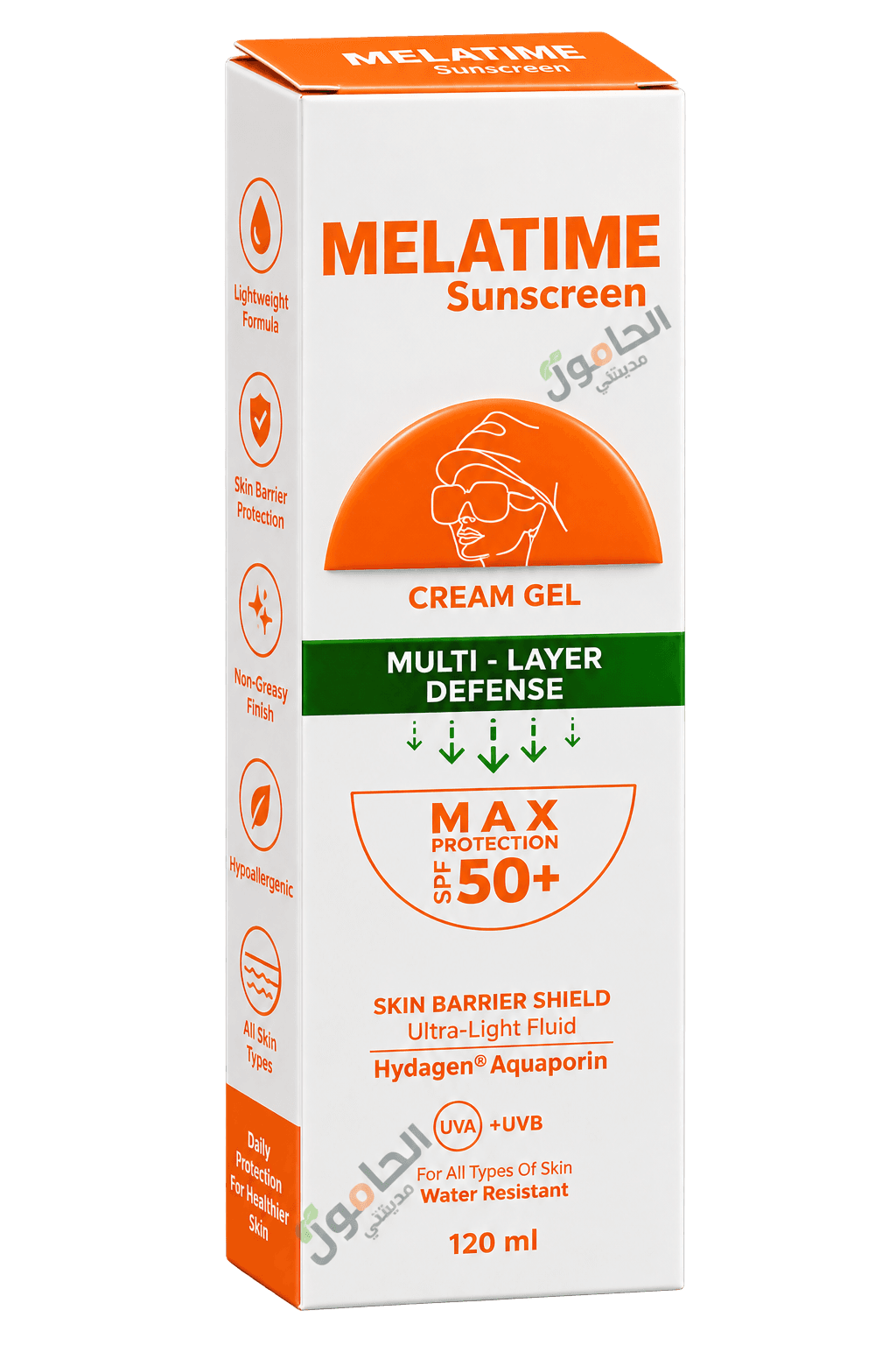 Melatime sunscreen multi-layer cream gel 60ml