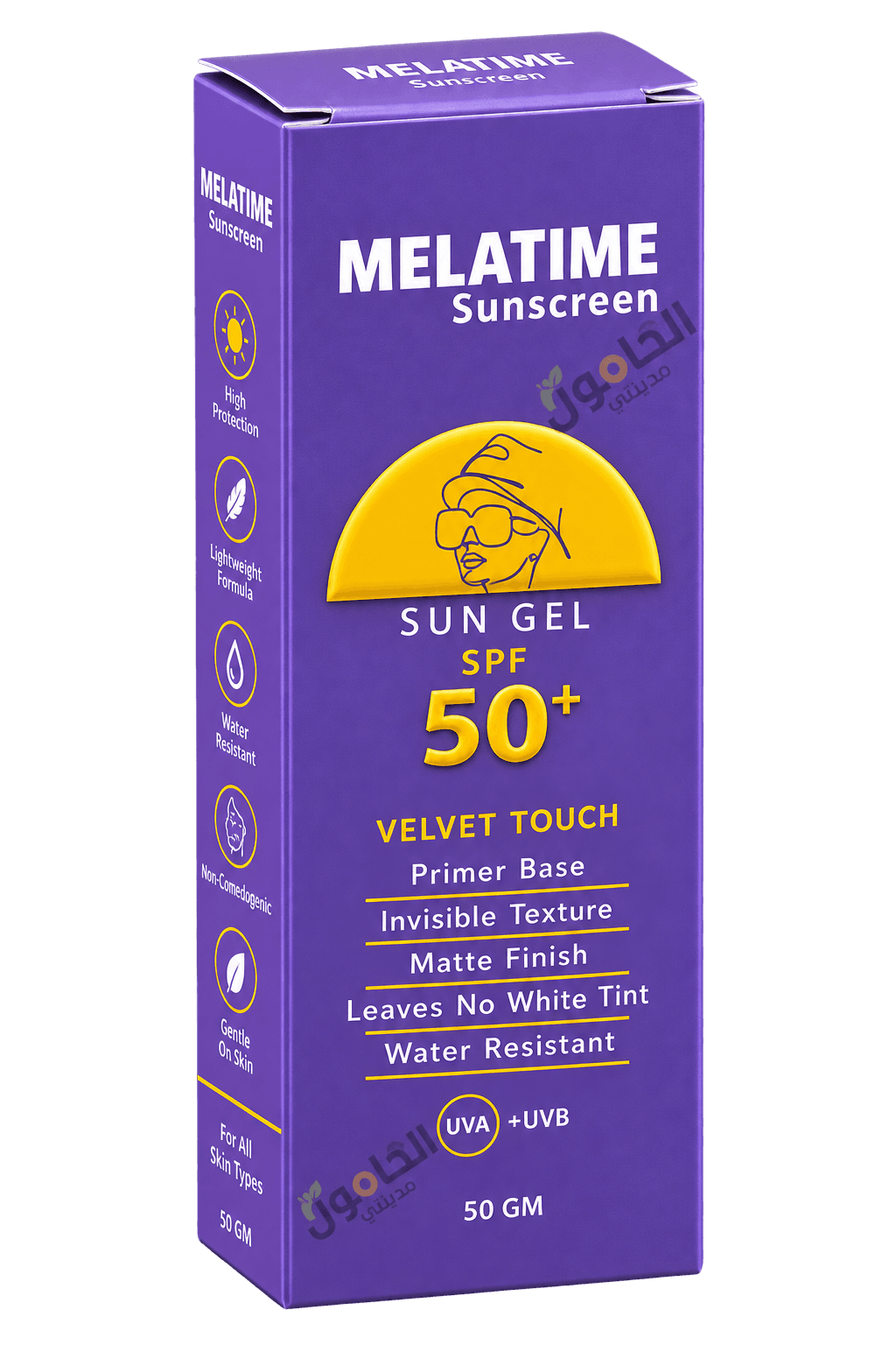 Melatime sunscreen Invisible gel 50ml