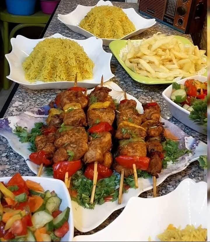 شيش طاووق مشوي ومتبل