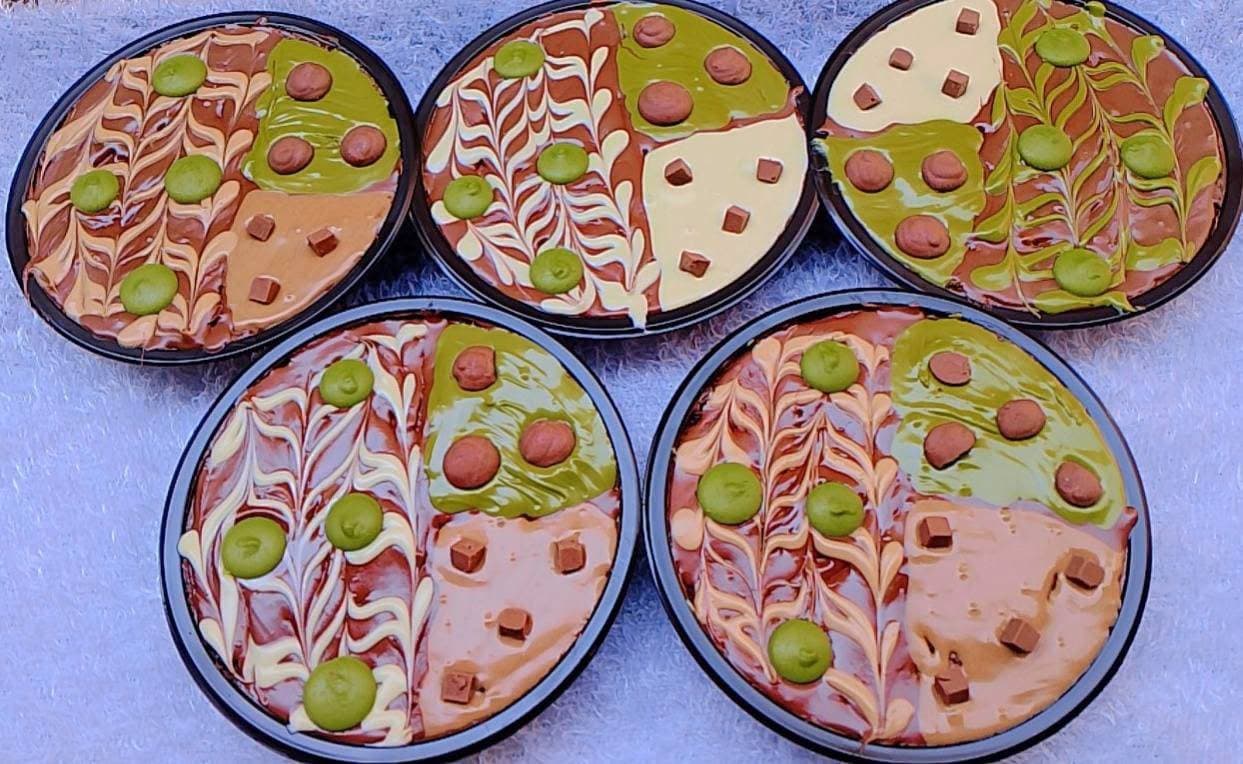 طاجن كيك بالنوتيلا