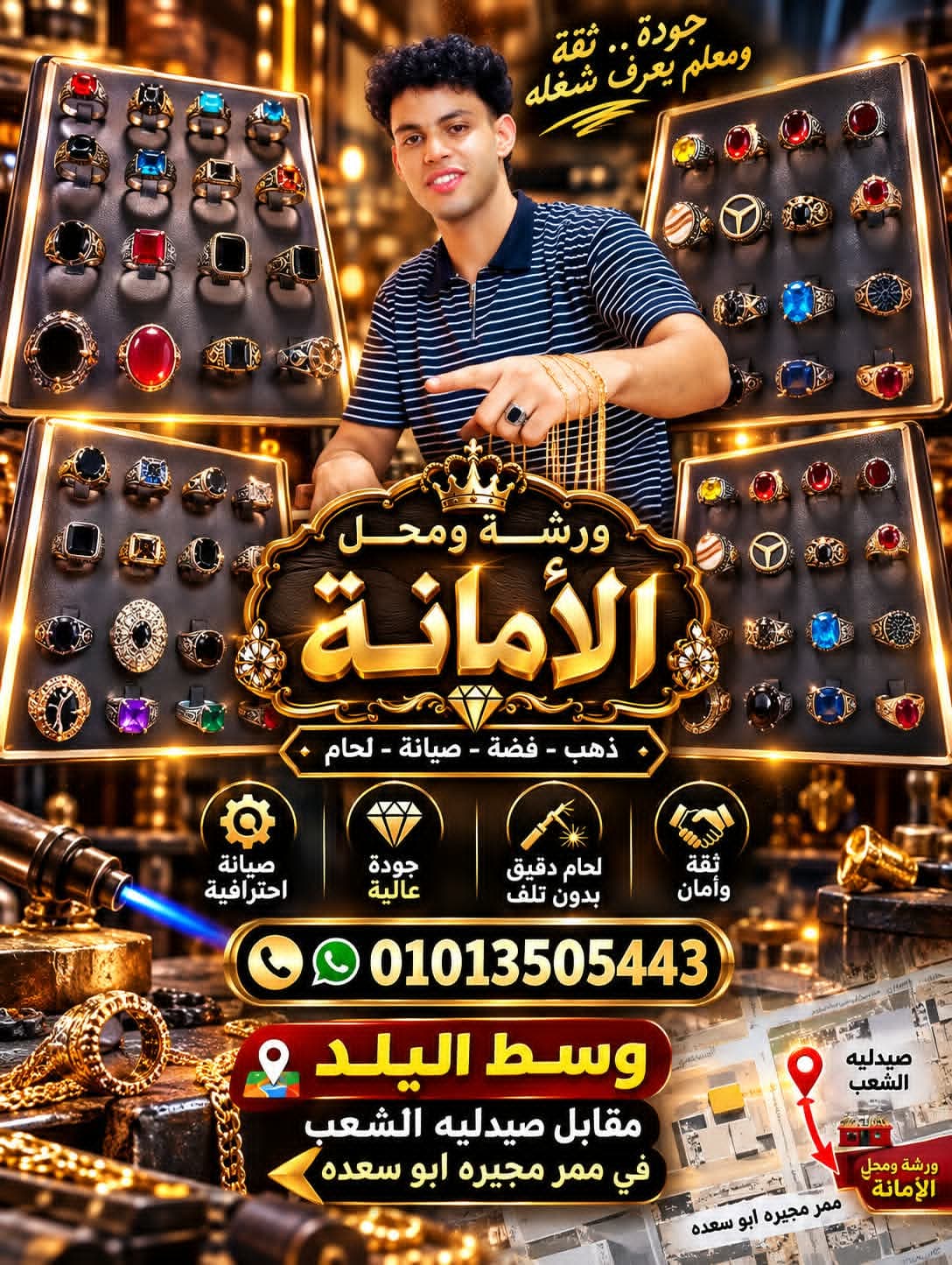 ورشة ومحل الأمانه