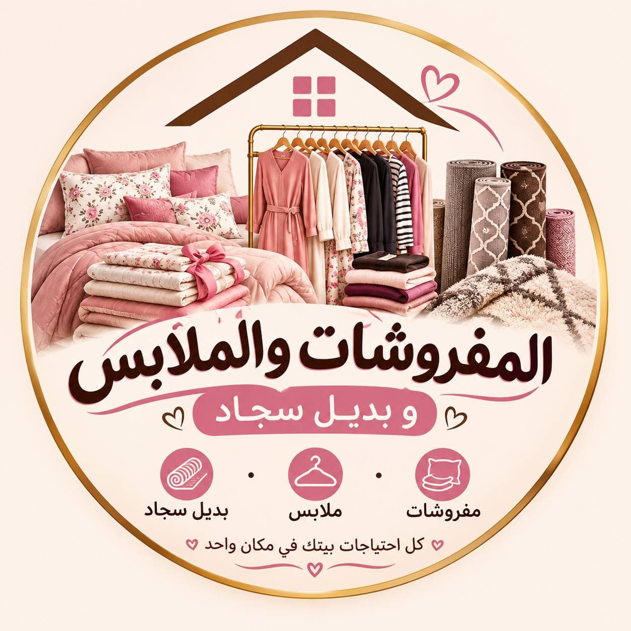 مفرشات وملابس وبديل سجاد