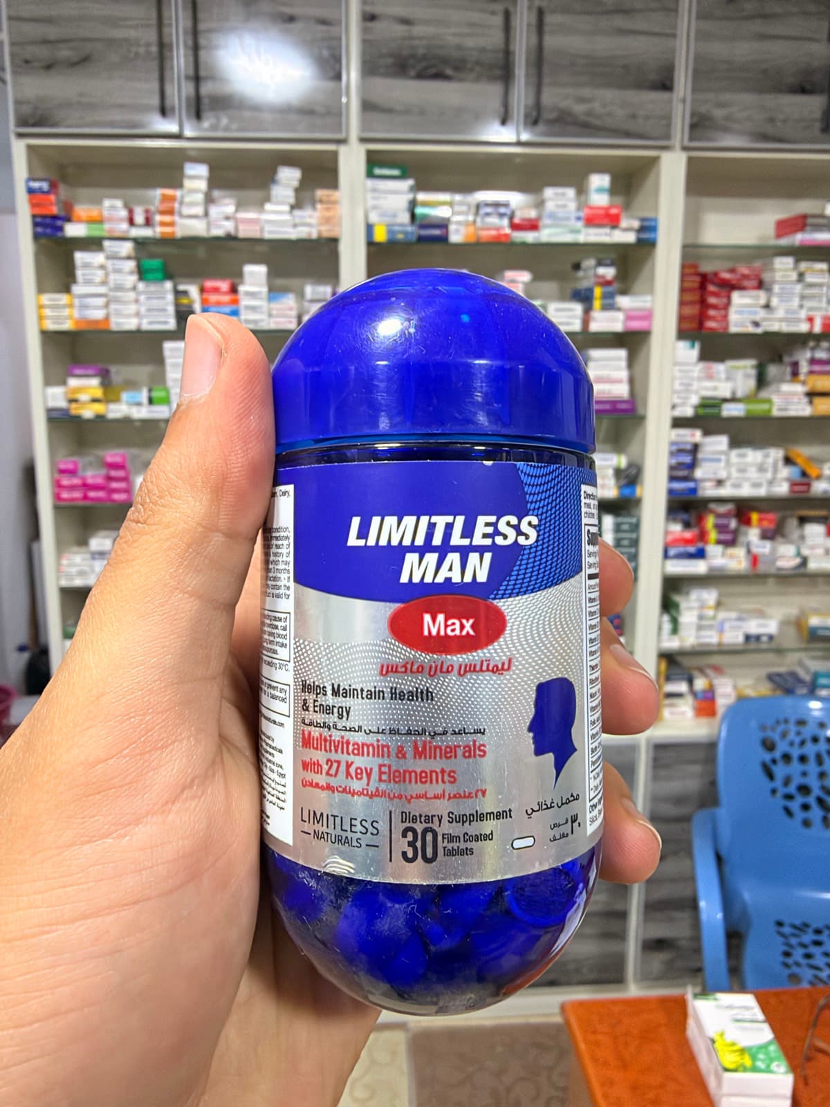 limitless man max Tab